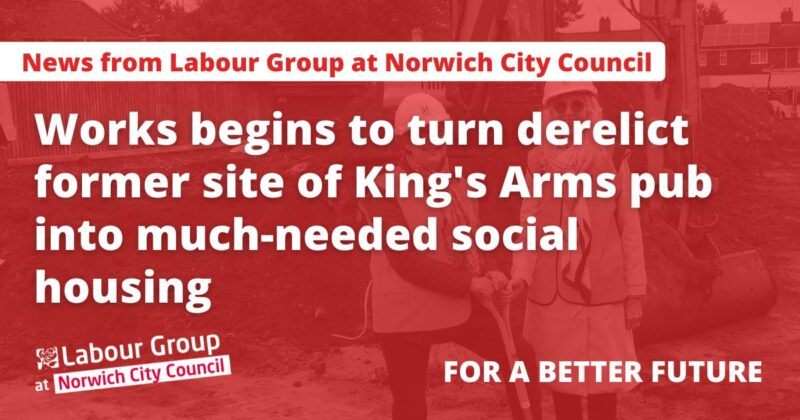 Work begins to turn derelict former site of King