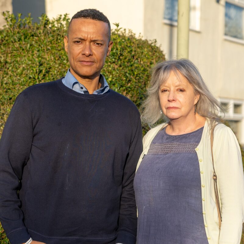 Clive Lewis MP with Jane Overhill, Norwich Labour