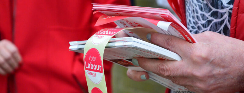 Labour activists on the campaign trail